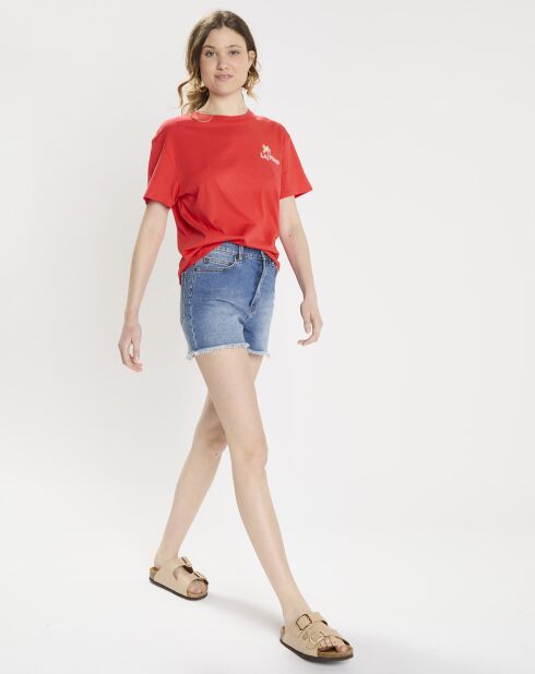 T-Shirt La Playa rouge
